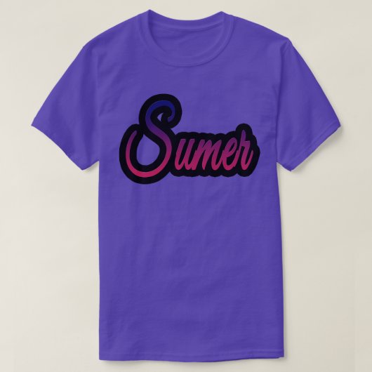 Sumer Retro T-Shirt (Design vorne)
