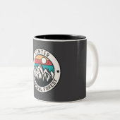 Sumerer Nationalwald Zweifarbige Tasse (VorderseiteRechts)