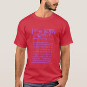 Sumerian Cuneiform Cipher T-Shirt (Vorderseite)
