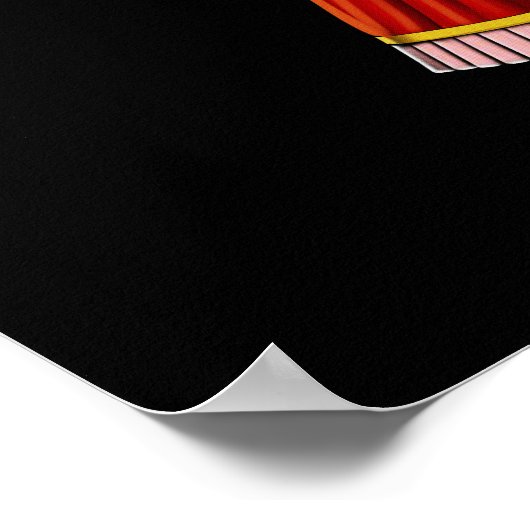 Sumerian God Enki Poster (Ecke)