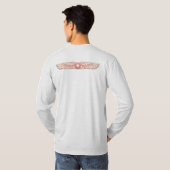 Sumerische Anunnaki Winged Sun-Scheibe T-Shirt (Schwarz voll)