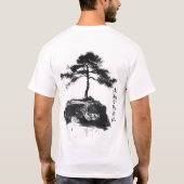 Sumi-e Bonsai T-Shirt (Rückseite)