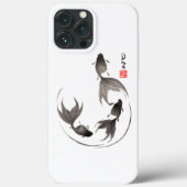 Sumi-e Goldfish Case-Mate iPhone Hülle (Rückseite)