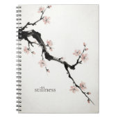 Sumi-E Ink | Cherry Blossom | Mindful Notebook Notizblock (Vorderseite)