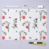 Sumi-e japanische Tintenmalerei Seidenpapier (Handwerk)