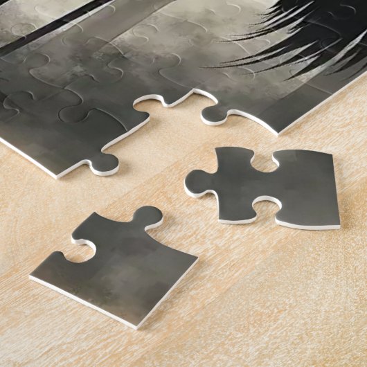 Sumi-E Red-Crowned Crane Puzzle (Seite)