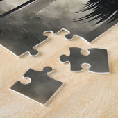Sumi-E Rotkronenkranich-Puzzle Puzzle (Seite)