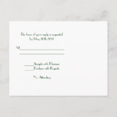 Sumi-e Style Chrysanthemum UAWG Postcard Einladungspostkarte (Rückseite)