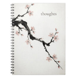 Sumi-E-Tinte | Kirschblüte | Alltagsnotizbuch Notizblock