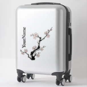 Sumi-E-Tinte Kirschblüte Individueller Vinyl-A Aufkleber