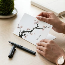 Sumi-E-Tinte | Kirschblüte | Maßgeschneiderter Mut