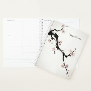Sumi-E-Tinte Kirschblüte Wöchentlich/Monatlich Planer
