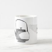 Sumi-e Tinte mit Zen-Zitat Kaffeetasse (Mittel)