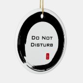 Sumi Kreis stören nicht Tür-Aufhänger Keramikornament (Rechts)