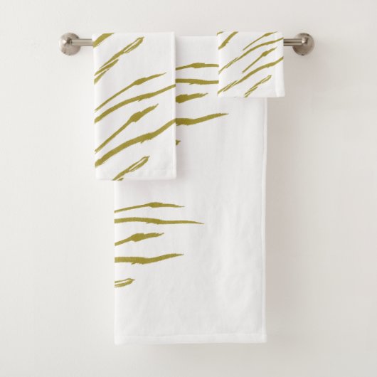 Sumi Tiger Stripes Imitate Goldhandtuch Set (Insitu)