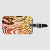 Suminagashi-Gepäckmarke Gepäckanhänger (Vorderseite (Horizontal))