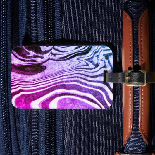 Suminagashi-Gepäckmarke Gepäckanhänger (Vorderseite Insitu 4)