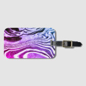 Suminagashi-Gepäckmarke Gepäckanhänger (Vorderseite (Horizontal))