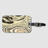 Suminagashi-Gepäckmarke Gepäckanhänger (Vorderseite (Horizontal))