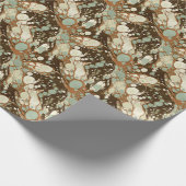 Suminagashi Marbled Paper Replica Geschenkpapier (Ecke)