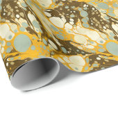 Suminagashi Marbling Art Pattern Geschenkpapier (Rolleneckpunkt)