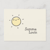 Summa Lovin - Niedlich Sun Postkarte (Vorderseite)