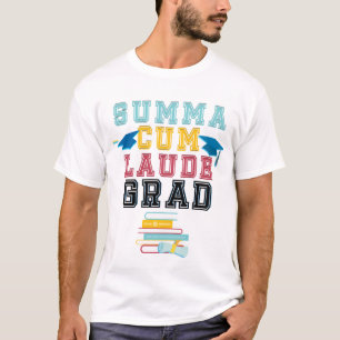Summa mit Laude Uni-Abschluss-Shirt-Ehren T-Shirt