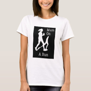 Summe auf einem laufenden T-Shirt Geschenk Geschen