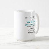 Summe der Freude Schüler verstehen komplexe Mathem Kaffeetasse (VorderseiteRechts)