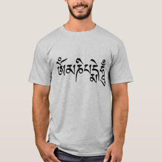 Summen-Beschwörungsformel OM Mani Padme T-Shirt