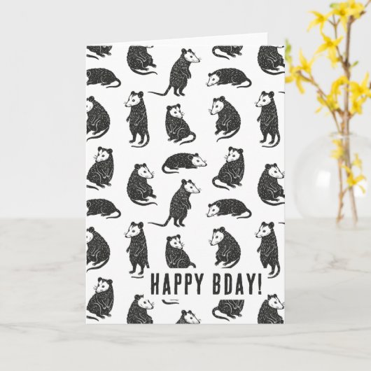 Summen Karte (Gelbe Blume)