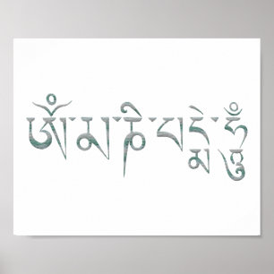 Summen OM Mani Padme Poster
