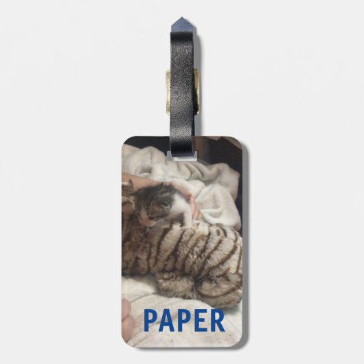 Summen und Freddie Luggage Tag Gepäckanhänger (Rückseite vertikal)