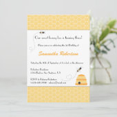 Summende Bienen-Geburtstags-Einladung Einladung (Stehend Vorderseite)