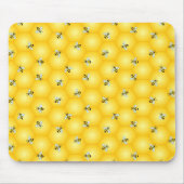 Summende Hummel-Bienen und goldenes Mousepad (Vorne)