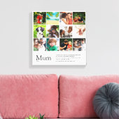 Summendefinitionsquote FotoCollage Leinwanddruck (Insitu (Wohnzimmer))