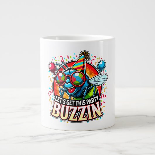 Summendes Jubelfest Jumbo-Tasse (Vorderseite)