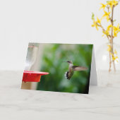 Summenvogel Karte (Gelbe Blume)