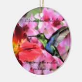 Summenvogelverzierung Keramikornament (Links)