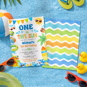 Summer 1st Birthday Invitation - One in the Sun Einladung