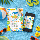 Summer 2nd Birthday Invitation - Two the Beach Einladung