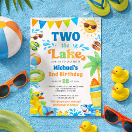 Summer 2nd Birthday Invitation - Two the Lake Einladung