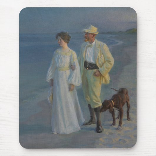Summer Abend am Skagen Beach Mousepad (Vorne)