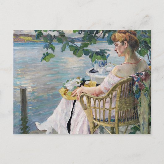 Summer Abend | Edward Cucuel Postkarte (Vorderseite)