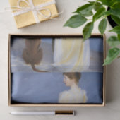 Summer Abend in Skagen, P.S.Krøyer, Art Seidenpapier (Geschenk)