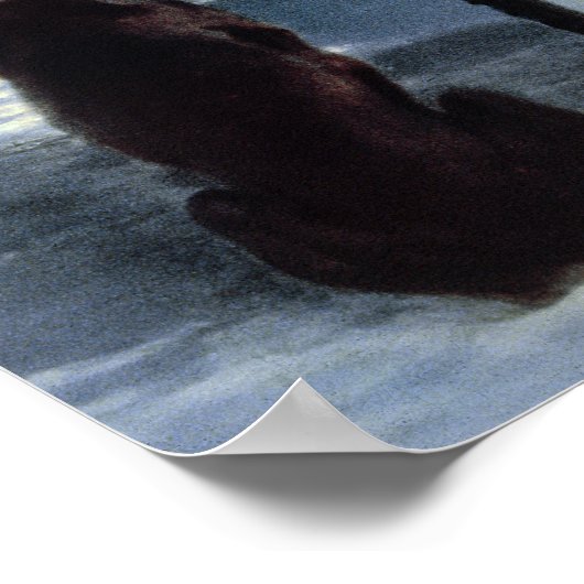 Summer Abend in Skagen Poster (Ecke)