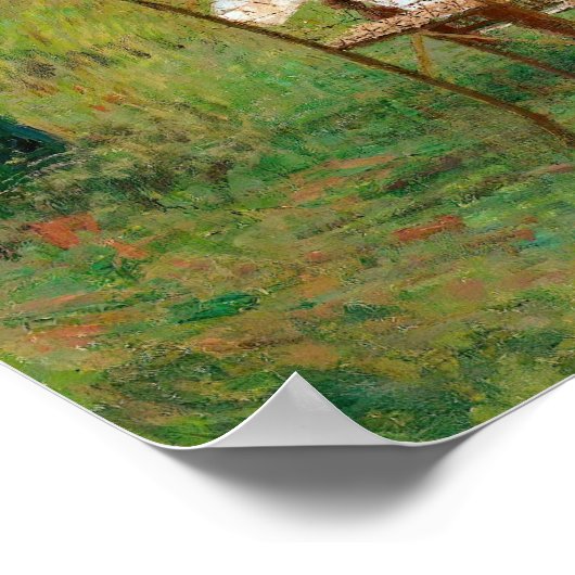 Summer Abend von Emile Claus Poster (Ecke)