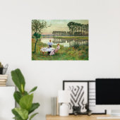 Summer Abend von Emile Claus Poster (Heimbüro)