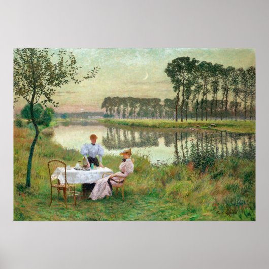 Summer Abend von Emile Claus Poster (Vorne)
