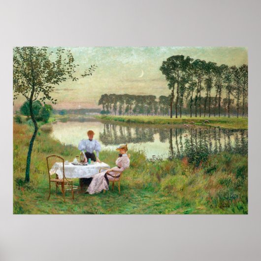 Summer Abend von Emile Claus Poster (Vorne)